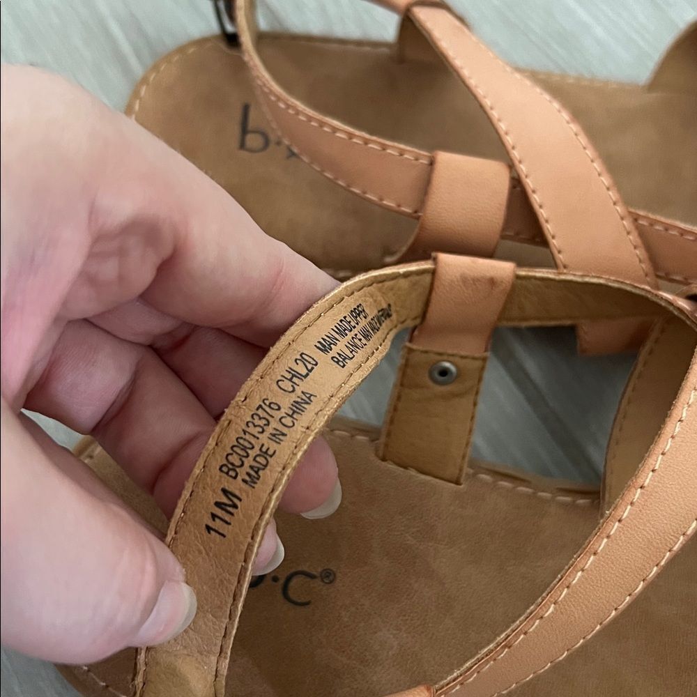 B.O.C. Women's Marisel Comfort Sandals Size 11 - Picture 4 of 5